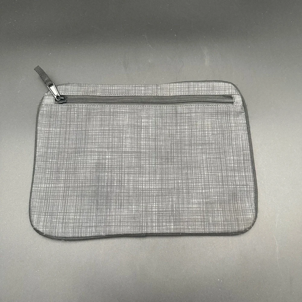 Thirty-One Insert Pocket Add On‎ Snap Gray Zippered For Bags